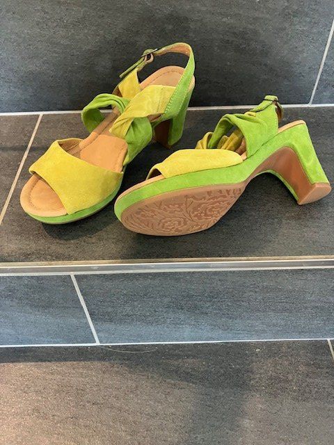 Gabor Scarpe da donna: Gabor Sandalen, Grösse 38.5, Grün – Nuovo (secondo la descrizione) da Märwil venduto da Yvonne034 2