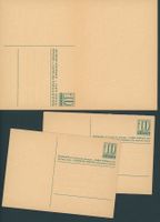 5x PTT-Postkarten vorfrankiert 10 Rp. ungelaufen Original