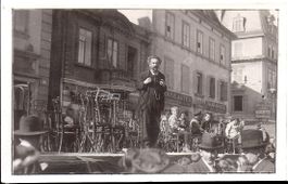 CHAUX - de - FONDS, carte photo en souvenir de Charles Naine