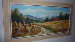 gemaltes landschafts bild