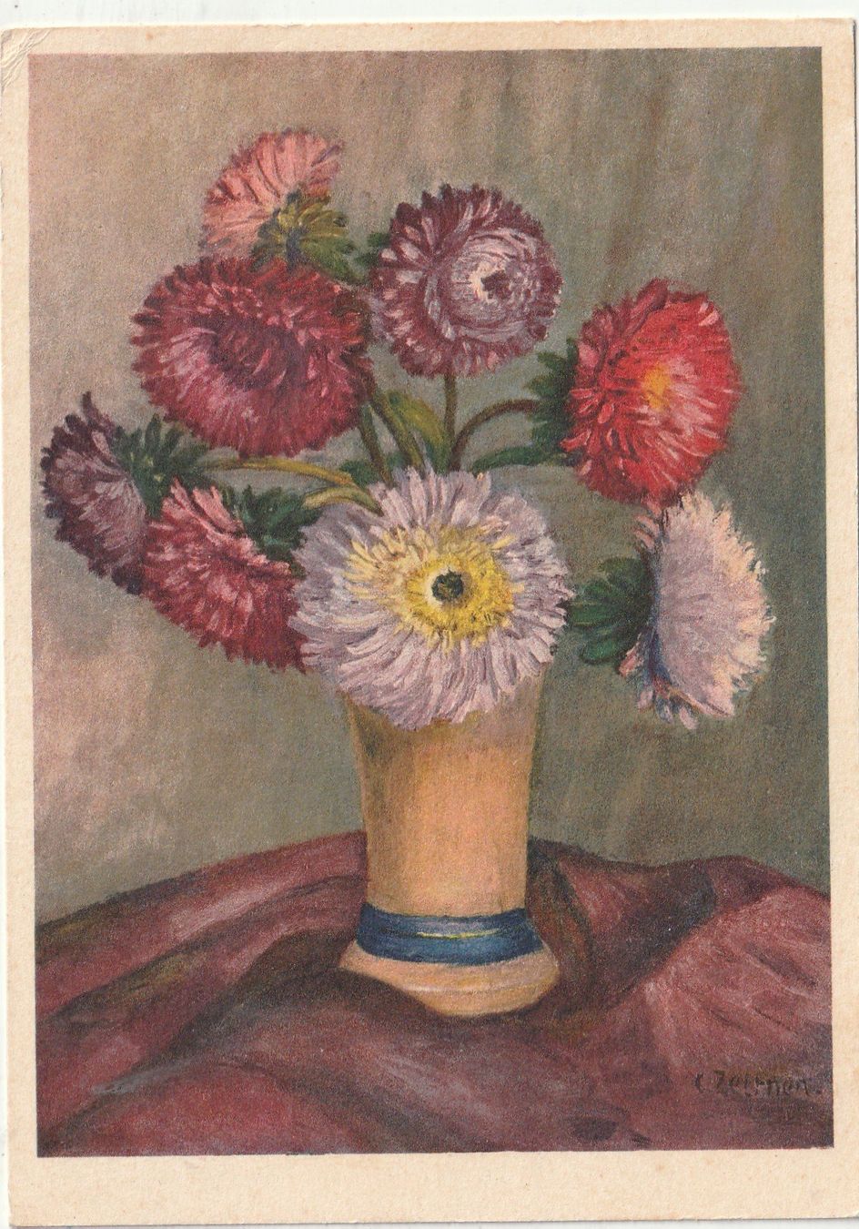 Cartoline postali: Blumenkarte – Usato da Lumbrein venduto da made02