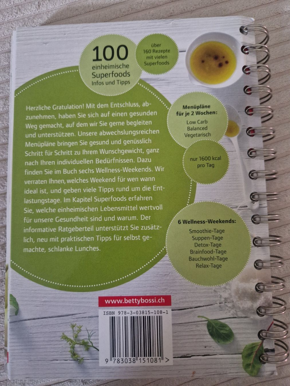 Libri: Betty Bossi: Gesund & Schlank – Usato da Buttwil venduto da SabrinaA03 1