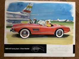 BMW 507 & 503 Prestige-Prospekt Grossformat ORIGINAL deutsch