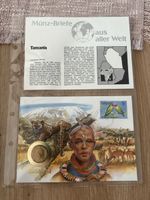 Münz-Briefe aus alles Welt Tansania 10 Senti Kumi