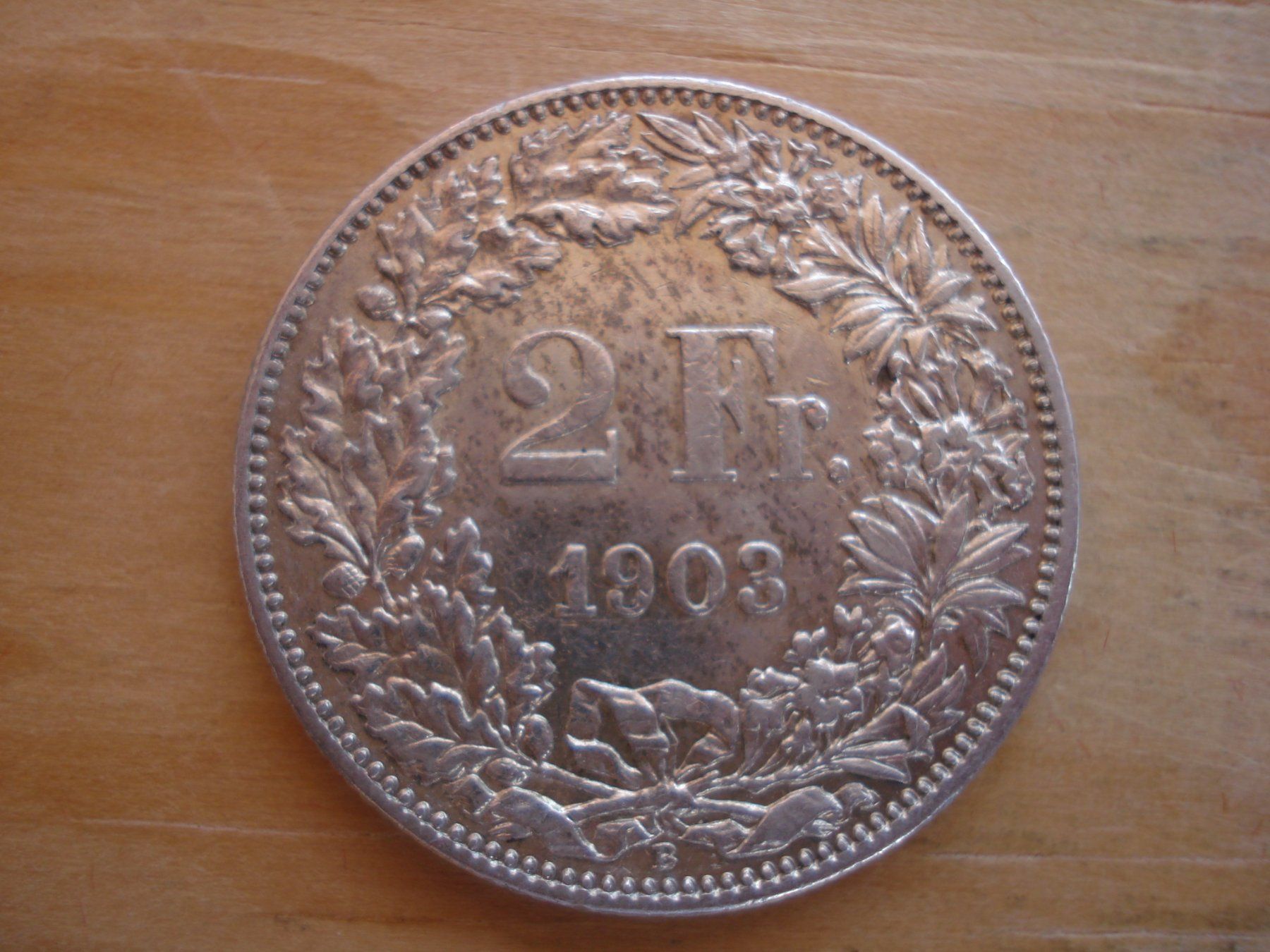 Tutti le monete: (C1) 2 Franken 1903 VZ+ – Usato da Erlach venduto da Net-Coins