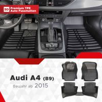 5D Premium Auto Fussmatten für Audi A4 (B9) Baujahr ab 2015