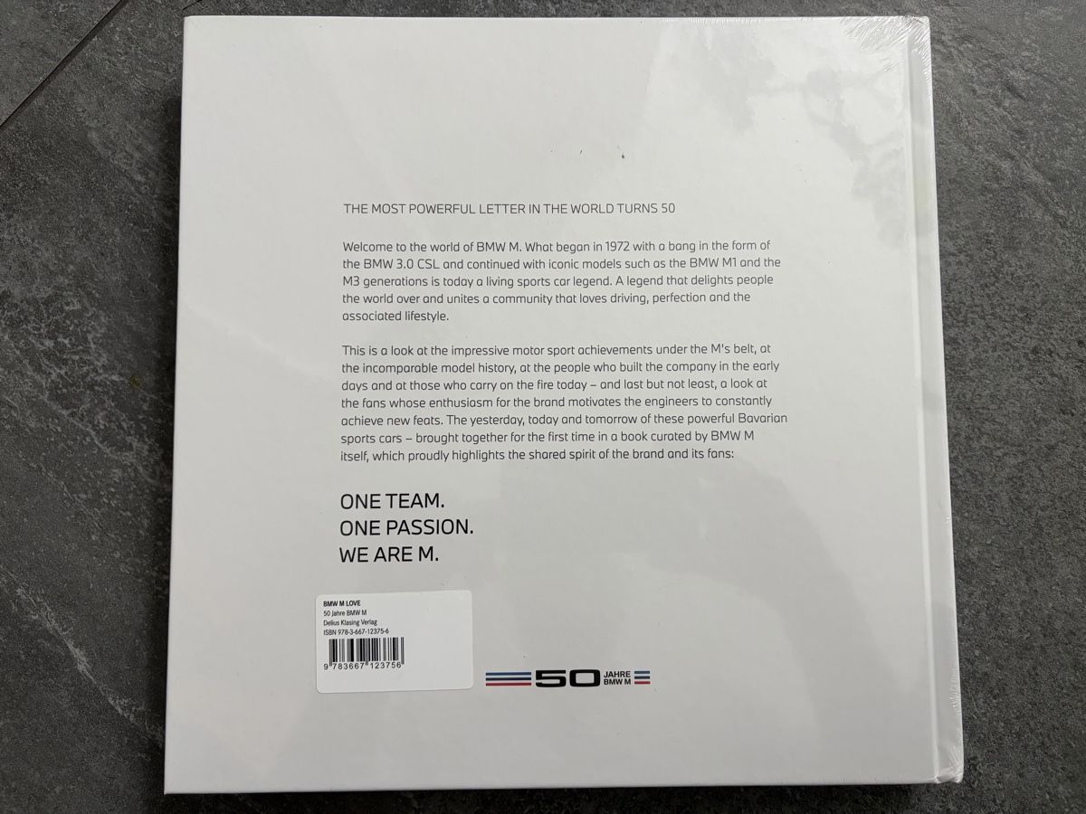 Libri: Buch BMW M Love – Nuovo e nell'imballaggio originale da Stadel venduto da Sga2 2