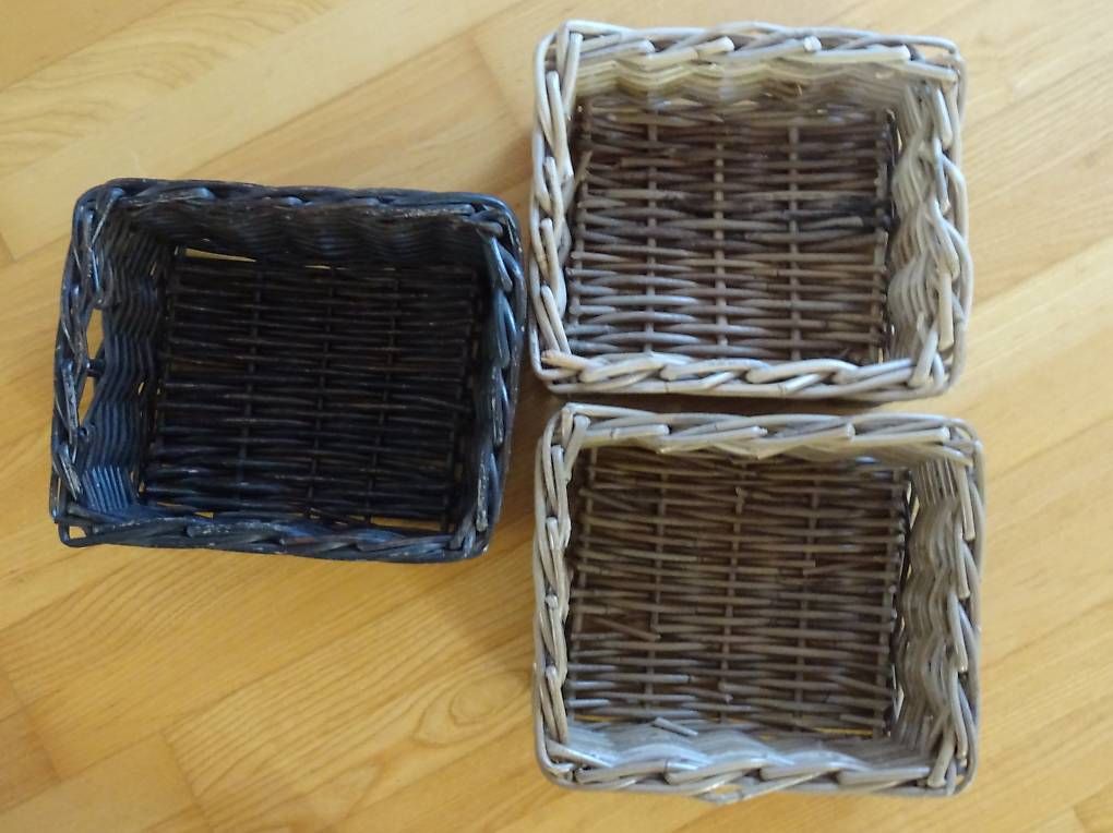 Sonstiges für Haushalt & Wohnen: 3 x Weidenkorb viereckig – Gebraucht aus Niederbipp von PiaZ01 2