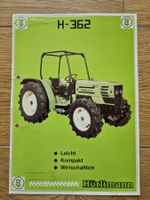 Original Prospekt Hürlimann Traktor H-362