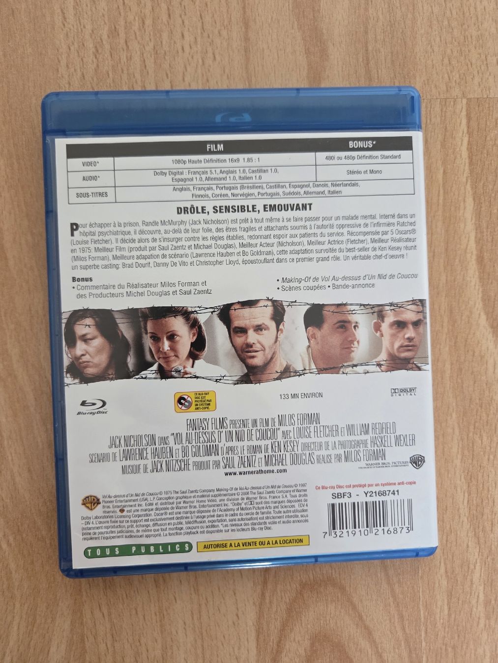 Tous les DVDs: vol au dessus d'un nid de coucou Blu-ray  – D'occasion à Biel/Bienne par Totalkelly 1