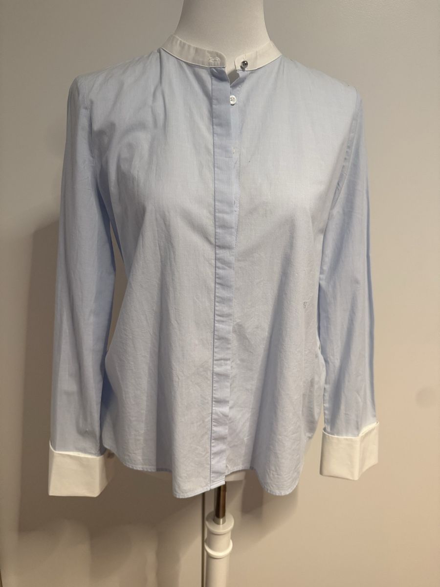 Camicette: Damen Bluse Pedro del Hierro hellblau  – Usato da Stettlen venduto da Beauty-19 1