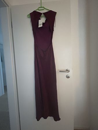 Robe longue violet 