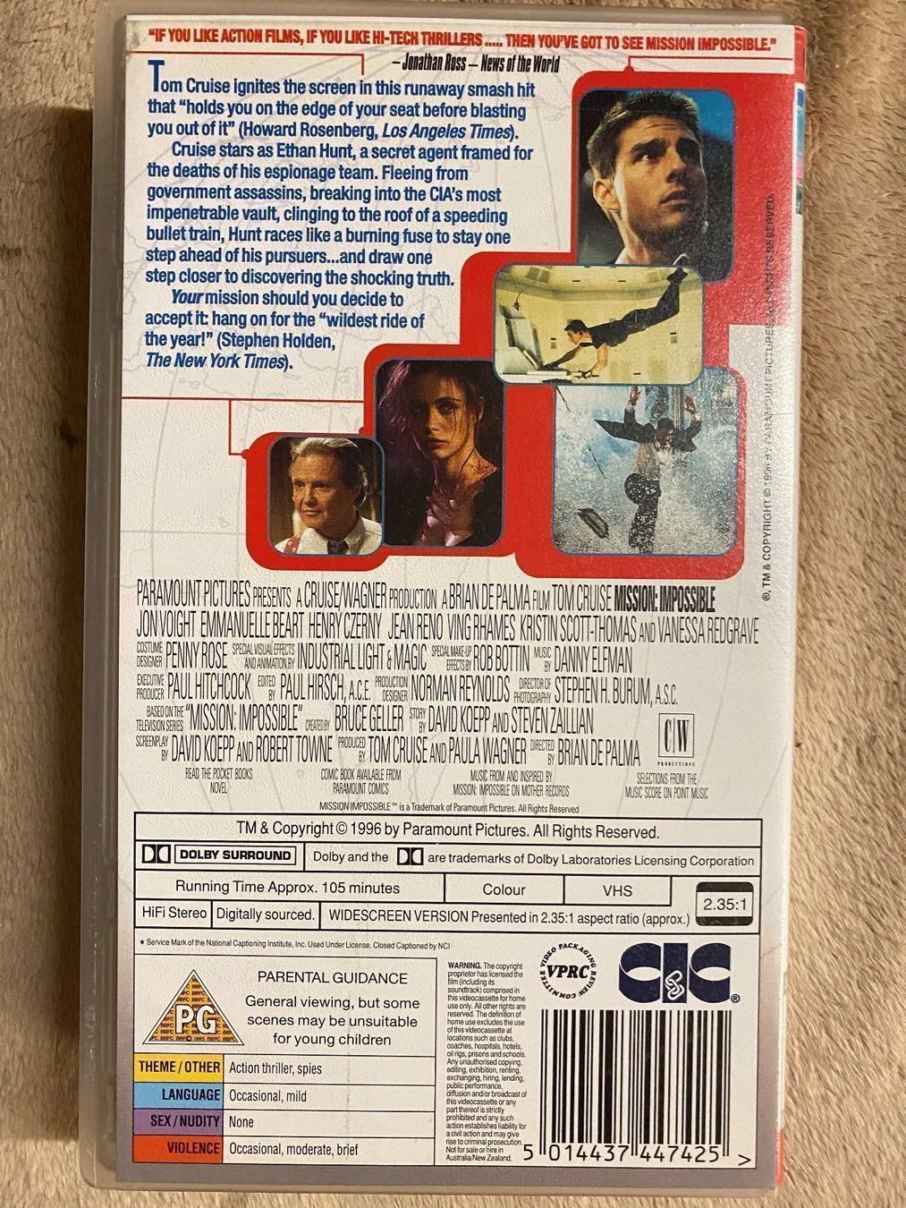 Tutti i VHS: VHS Film Mission Impossible Tom Cruise – Usato da Kastanienbaum venduto da Muenchnerkindl1 1
