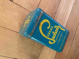 Antike Suchard Kakao Blechbüchse - blau, sehr selten! 40er