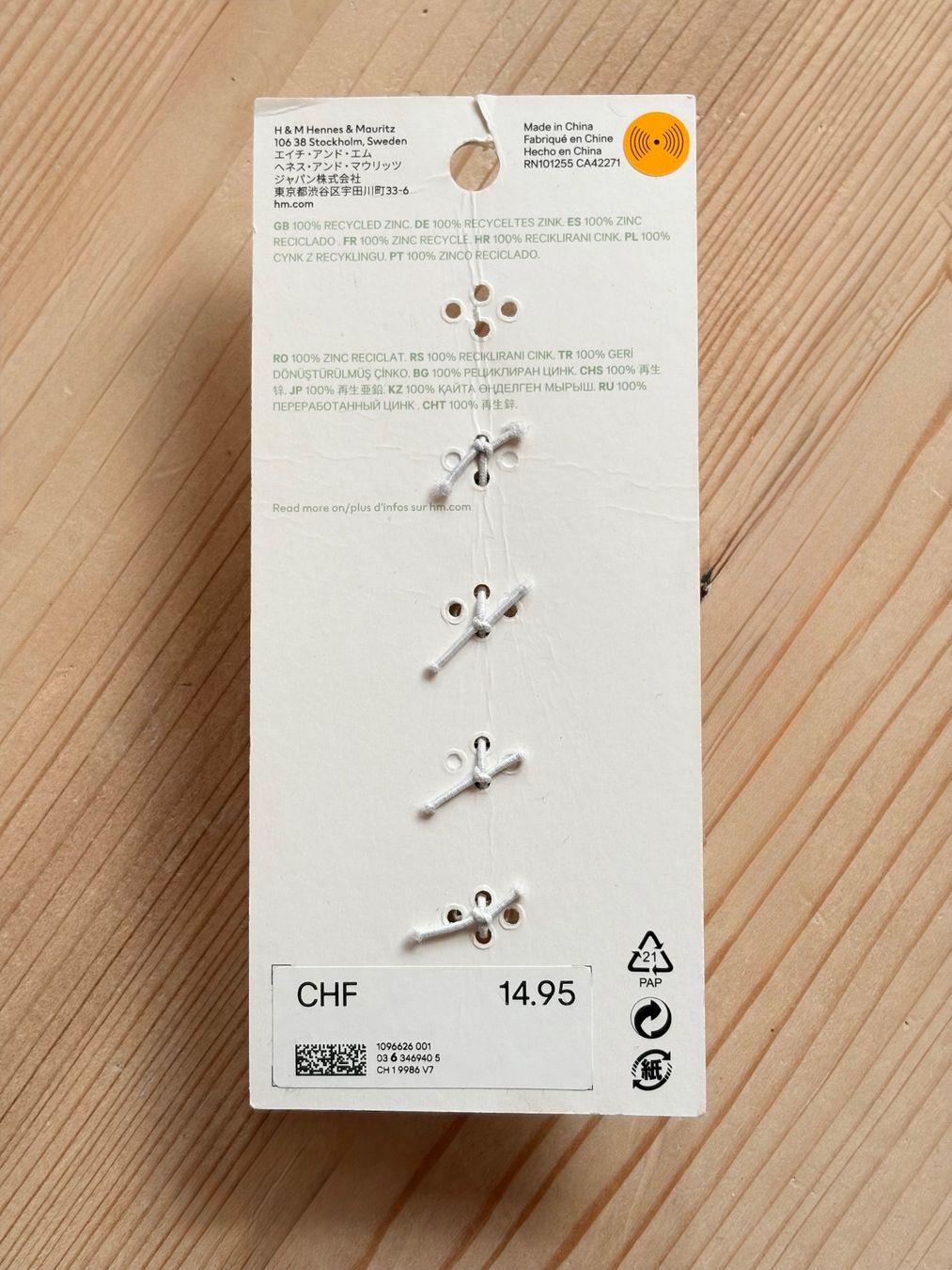 Anelli: Ringe /Fingerringe H&M breit,silberfarben, Gr.M – Nuovo e nell'imballaggio originale da Siblingen venduto da Vany_McDougall 3