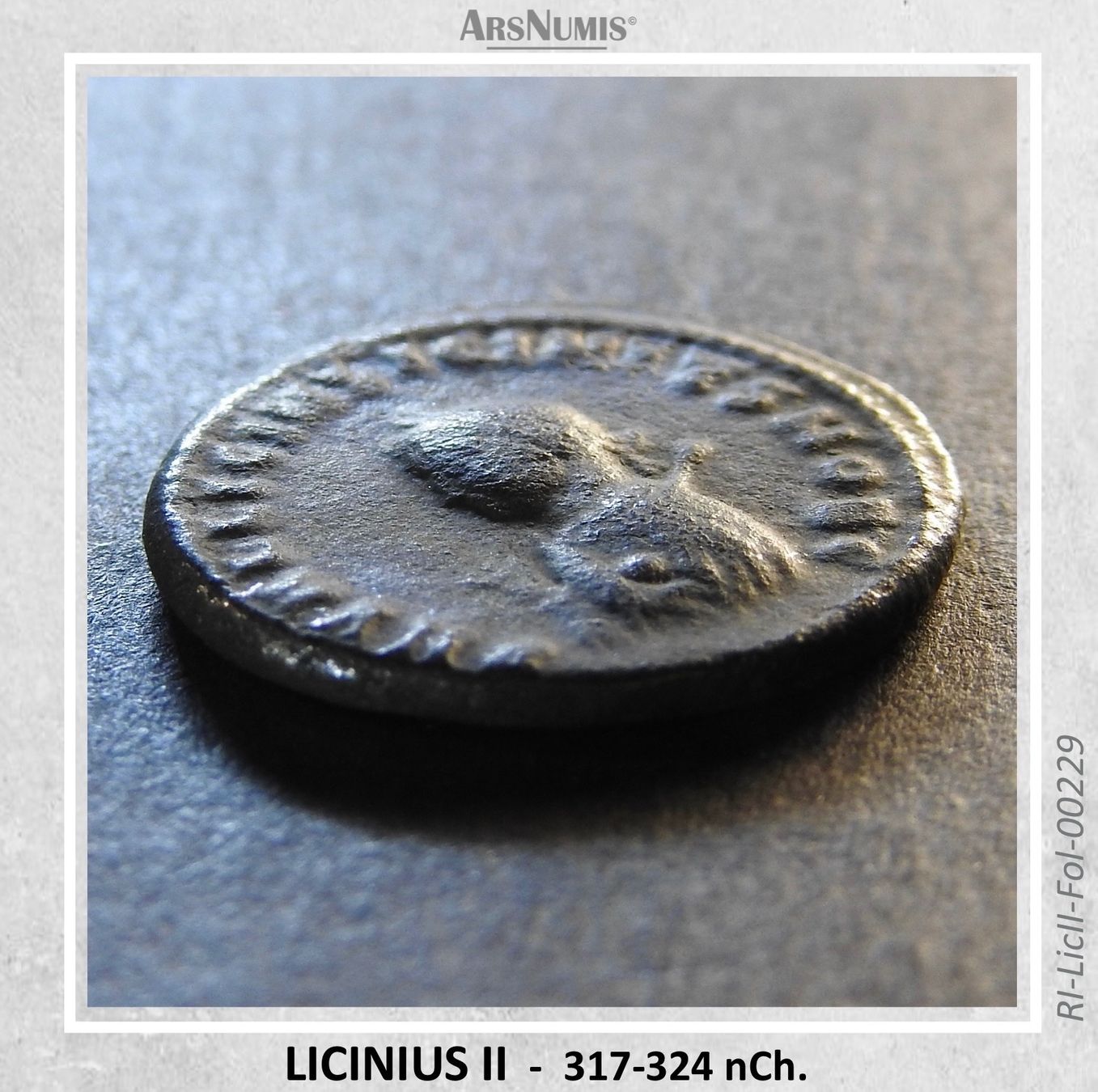 Tutti le monete: Römische Münze - Licinius II – Usato da Oberwil b. Zug venduto da ArsNumis 2