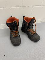 Arbeitsstiefel schwarz orange Grösse 40 gebraucht