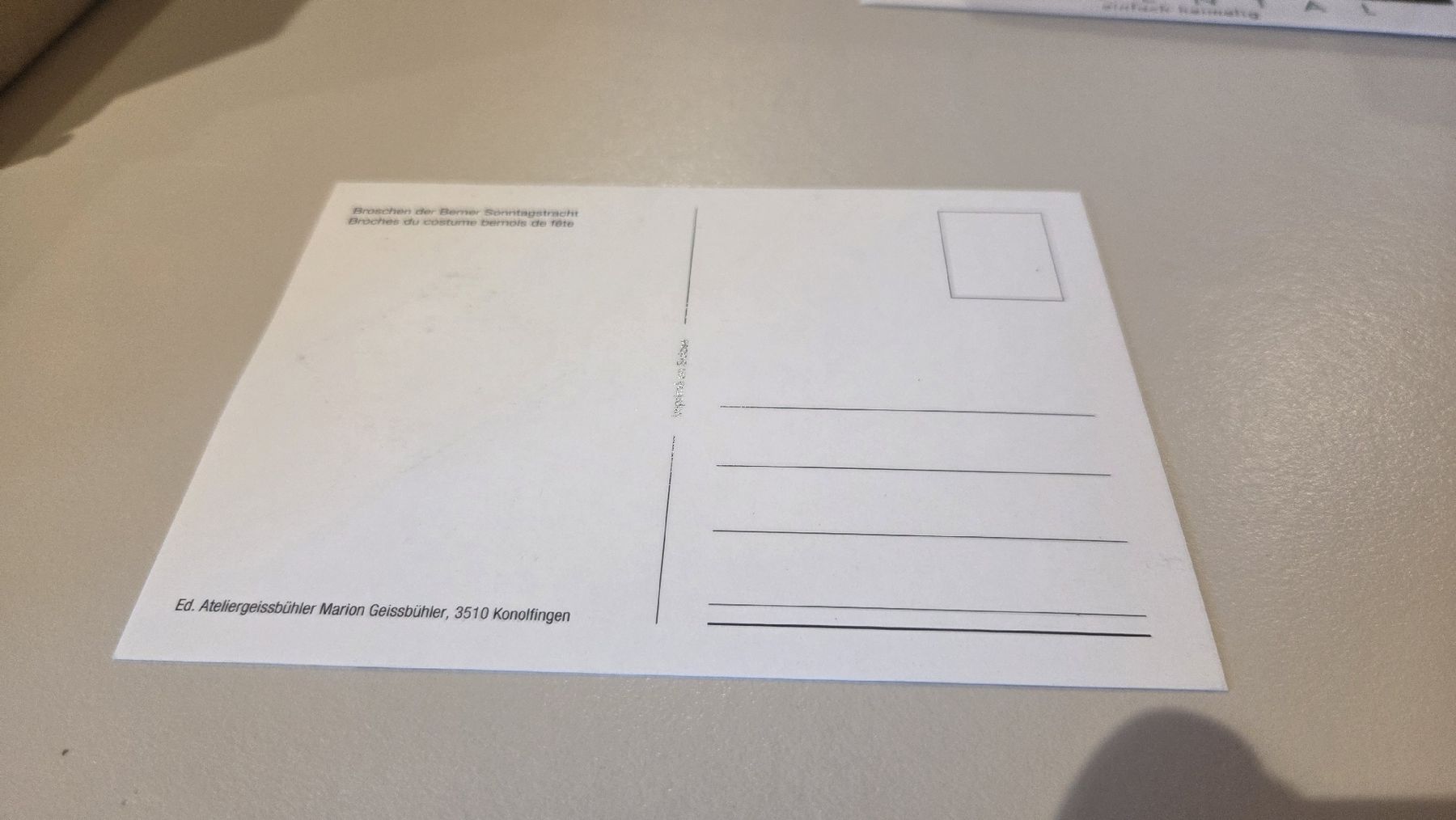 Alle Briefmarken: 2015 FDC Maximumkarte Brosche – Gebraucht aus Arni AG von Moth68 1