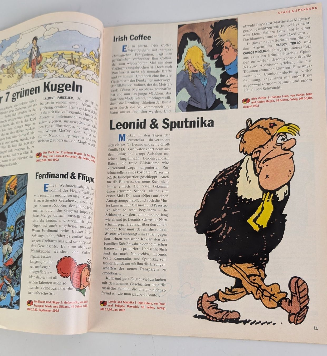 Fumetti: Carlsen Comics Nr. 17, April-September 1992 – Usato da Zürich venduto da 1.Simon 5