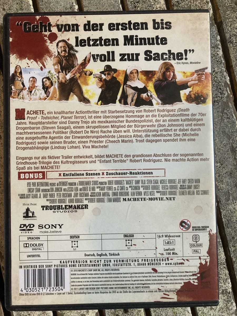 Tous les DVDs: DVD Machete  – D'occasion à Aarwangen par to-hirschi 2