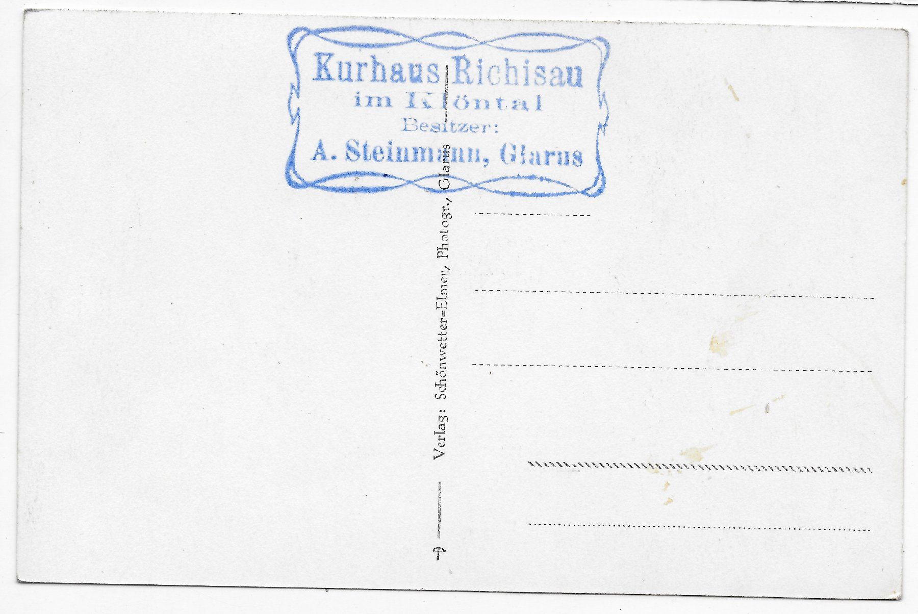 Cartoline postali: Richisau -Ochsenkopf – Usato da Hefenhofen venduto da Richsalz 1