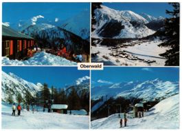 Oberwald - 4 Bild AK