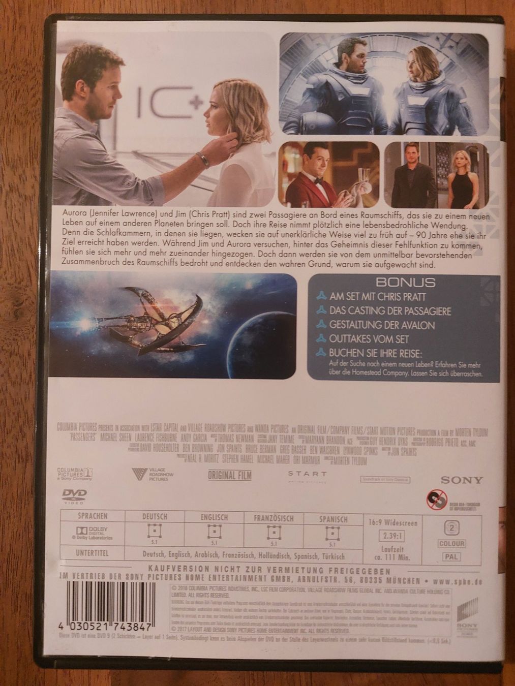 Tutti i DVDs: DVD - Passengers – Usato da Rheinfelden venduto da Onyx74 1