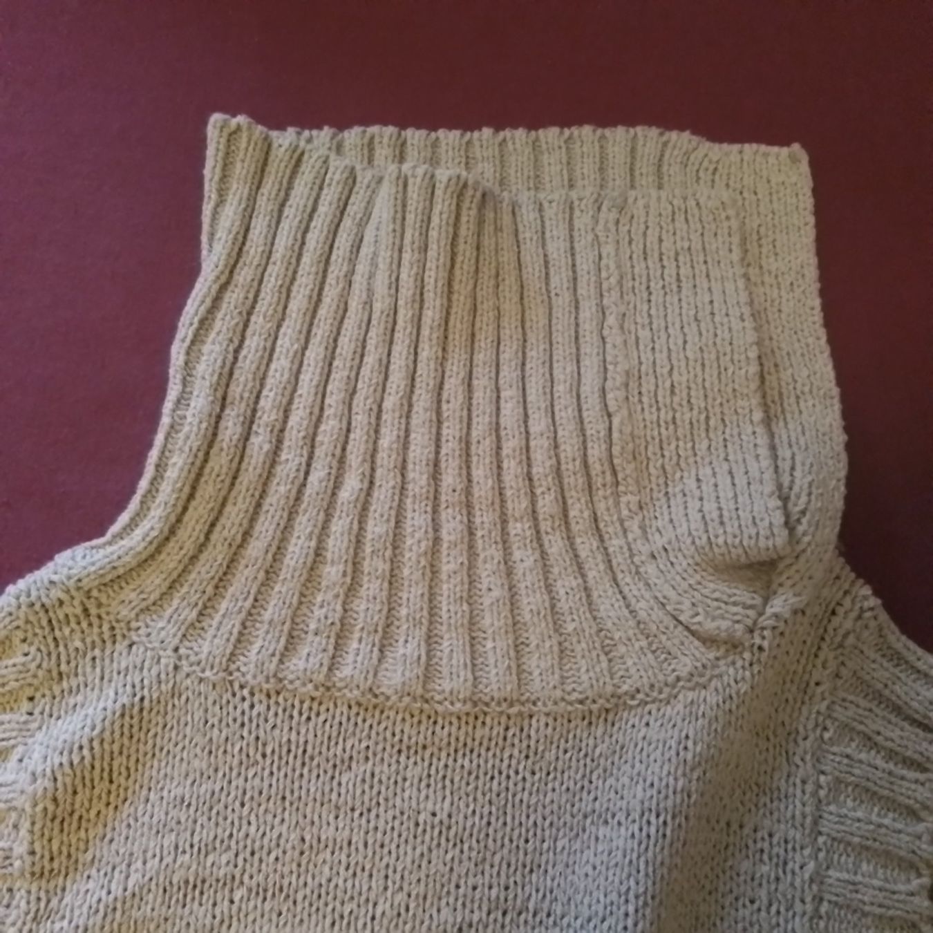 Top: Vintage Strick-Oberteil / beige / Grösse S/M – Nuovo (secondo la descrizione) da Zürich venduto da meinhobby 2