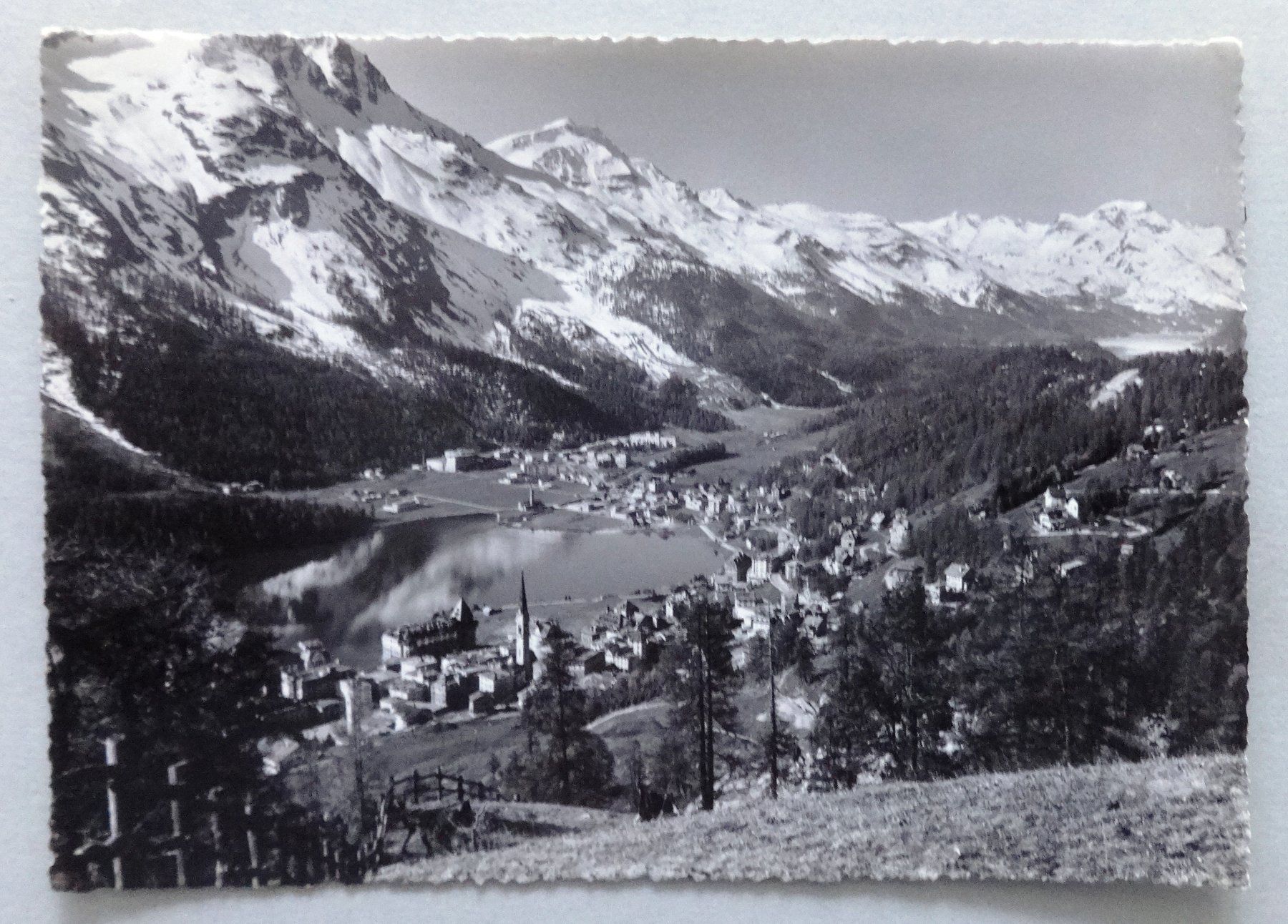 Cartoline postali: St. Moritz - Dorf & Bad – Usato da Fétigny venduto da Billy2miny