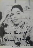 Hanne Wieder (1925-1990) Schauspielerin - sign. Foto
