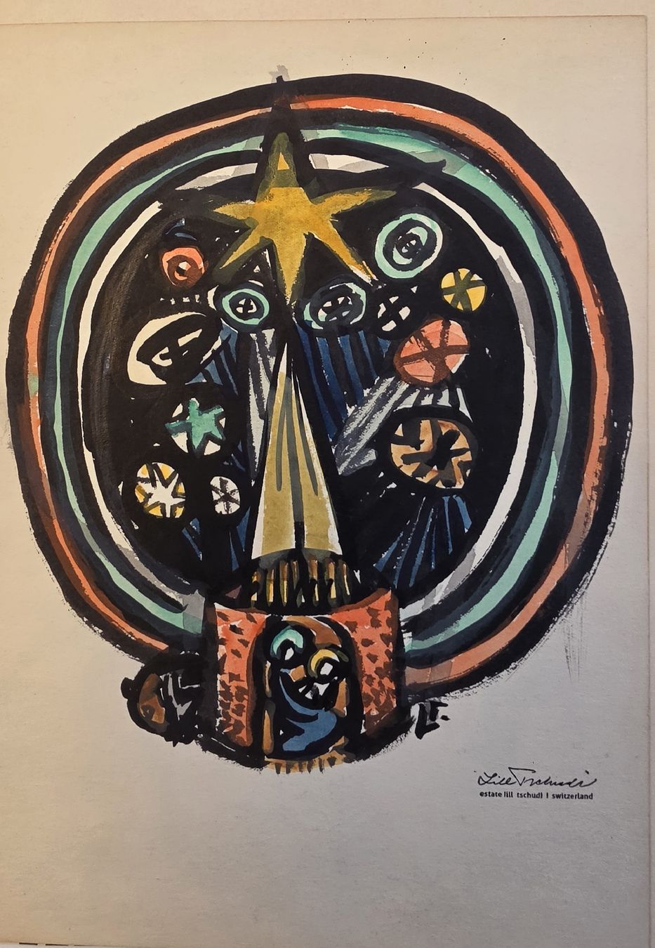 Dipinti: Lill Tschudi Original,  29cmx24cm handmonogrammiert! – Usato da Emmenbrücke venduto da Kunstankaufverkauf 4