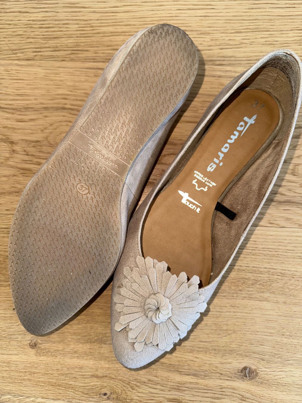 Tamaris Damenschuhe: Tamaris Ballerina beige Gr. 37 – Neu (gemäss Beschreibung) aus Zürich von sel_w5sd 3