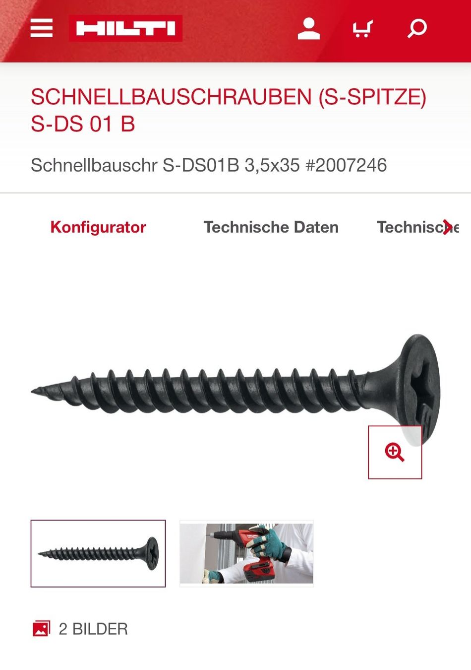 Hilti Tous les outils: Schrauben 4000 stk – D'occasion à Starrkirch-Wil par kau_tmn5