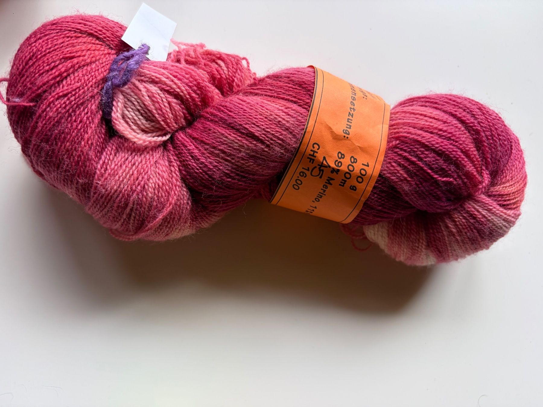 Laine: 1Knäuel Handgefärbte Merino – Neuf (Voir description) à Büsserach par bor_s88m