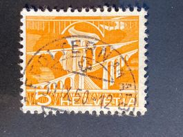 Schweiz 1950 Viadukt 5 Vollstempel AFFOLTERN AM ALBIS 30.IX.