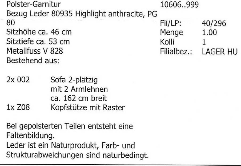 Sofas: Polstergarnitur neuwertig – Gebraucht aus Egerkingen von fabi051159 3
