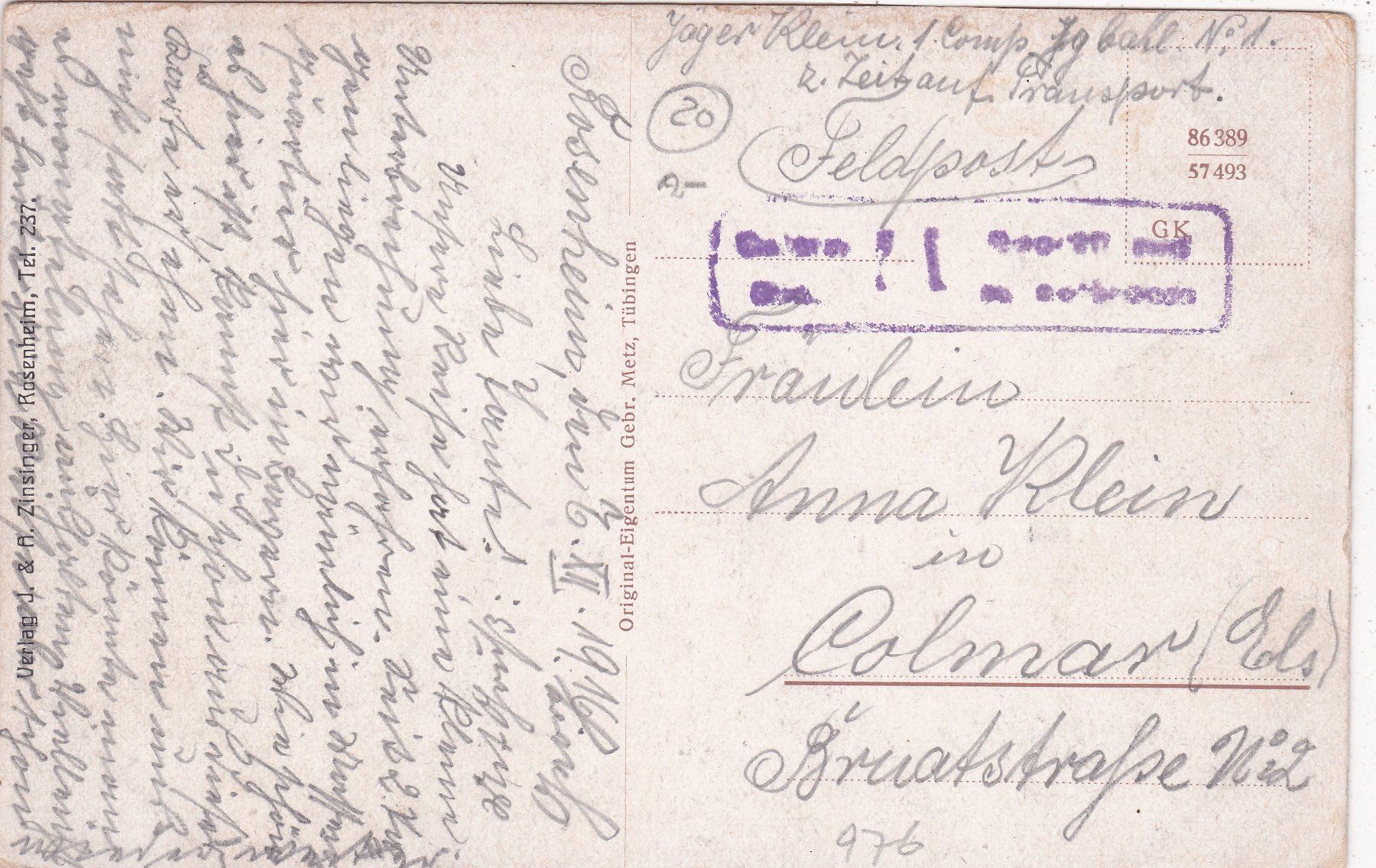 Cartes postales: Deutschland Rosenheim – D'occasion à Herisau par Lisegrat2008 1