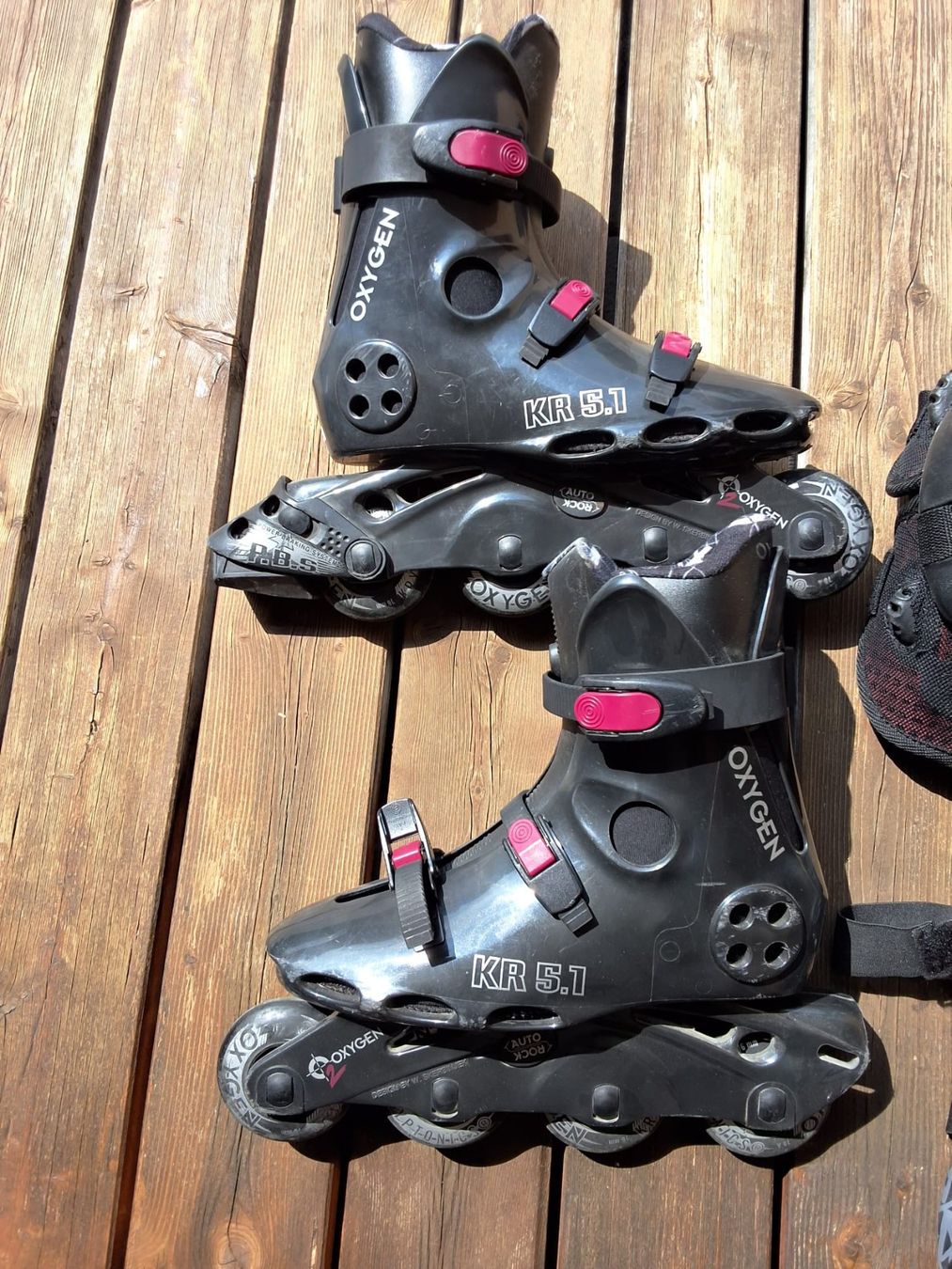 Pattini in linea & Pattini a rotelle: Oxygen, Inline Skate, Grösse 41, 26 cm, Schoner inklusive – Usato da Jona venduto da Kogra 2