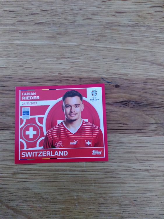 🤩 SUI 14 - Topps Euro 2024 Sticker (Neu (gemäss Beschreibung)) in ...