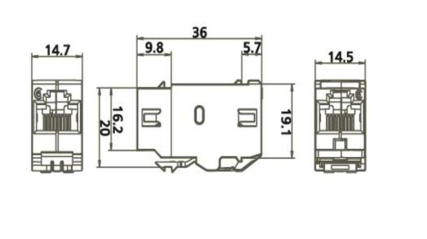 Spine: 2 x Bachmann CAT6 Kupplung E-DAT 940.044 – Nuovo e nell'imballaggio originale da Pratteln venduto da Sadek89 4
