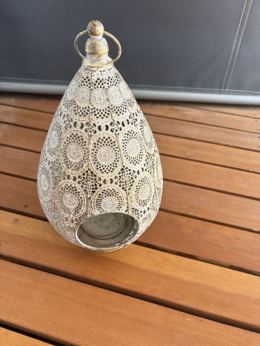 Toutes les décorations: Decorative lantern, metal, pear shape, intricate pattern – Neuf (Voir description) à Uitikon Waldegg par JanicaGe 1
