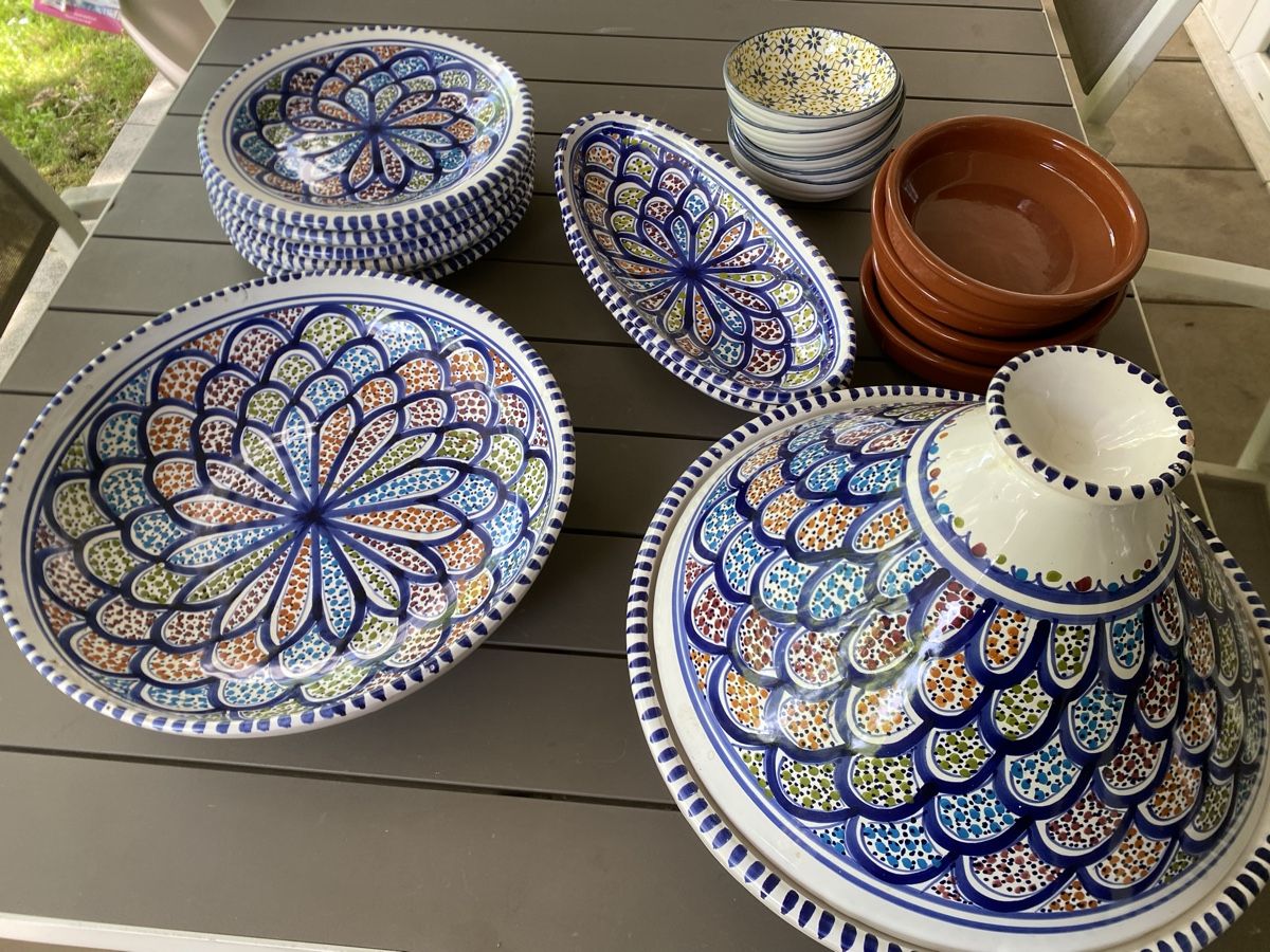 Schalen: Tajine und Marokkanische Teller set – Gebraucht aus Urtenen- Schönbühl von windowshopper