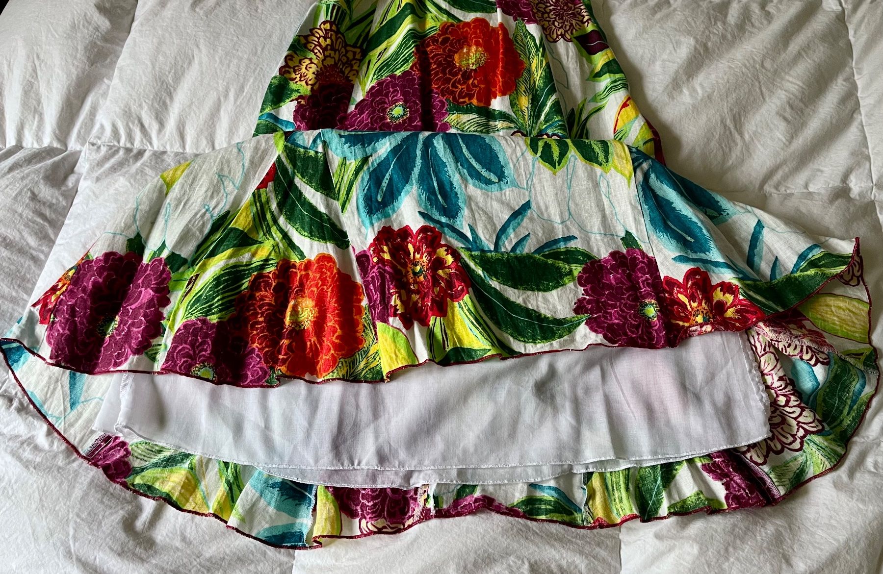 Vestiti: Vestito lino multicolor vintage – Usato da Breganzona venduto da mas_tv72 3