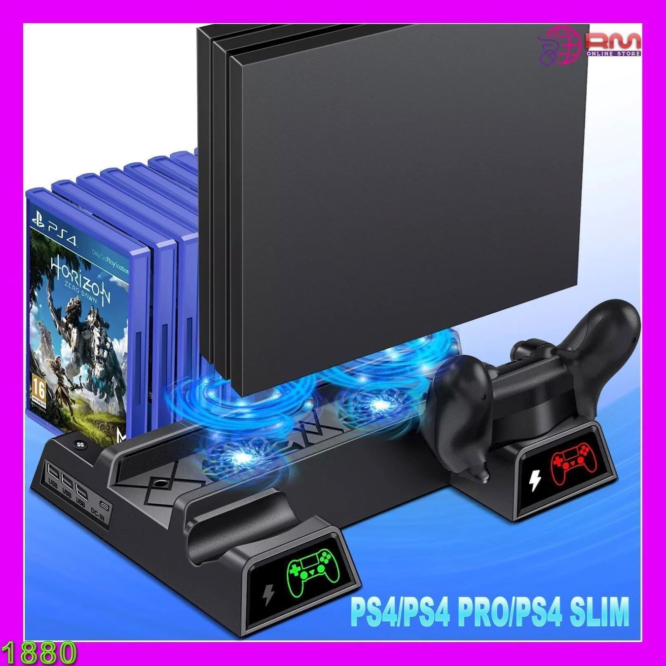 Console: PS4/PS4 Pro/PS4 Slim Vertikaler Kühlstän – Nuovo e nell'imballaggio originale da Unterägeri venduto da RmOnline