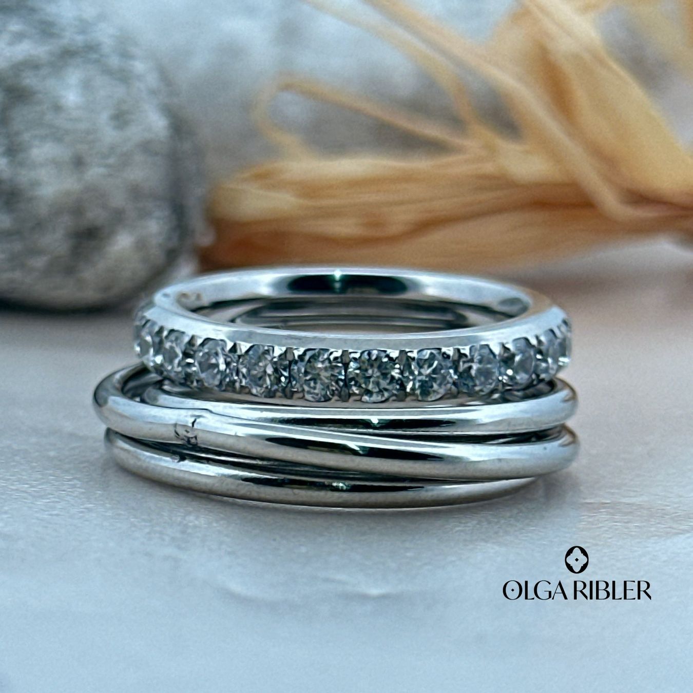 Olga Ribler Ringe: Edelstahl Ring Set Grösse 58 – Neu (gemäss Beschreibung) aus Luzern von byolgaribleroutlet 6