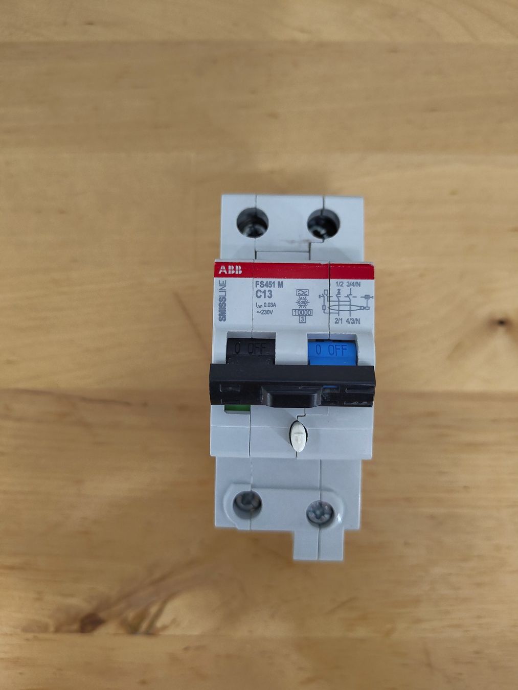 ABB Componenti elettronici: ABB FS451 M C13 FI-LS 2 Pol. 1000/3 30mA – Usato da Emmenbrücke venduto da BlSi 2