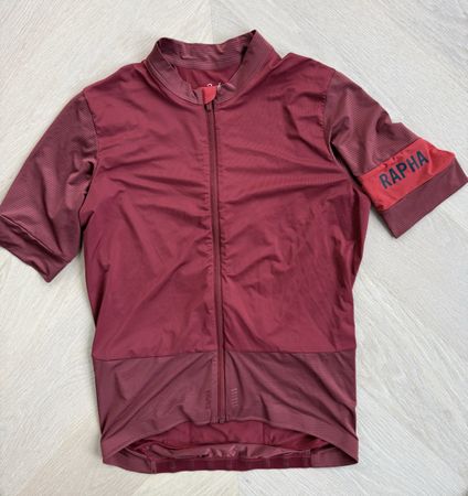 RAPHA MEN'S PRO TEAM JERSEY Dark Red, Grösse M