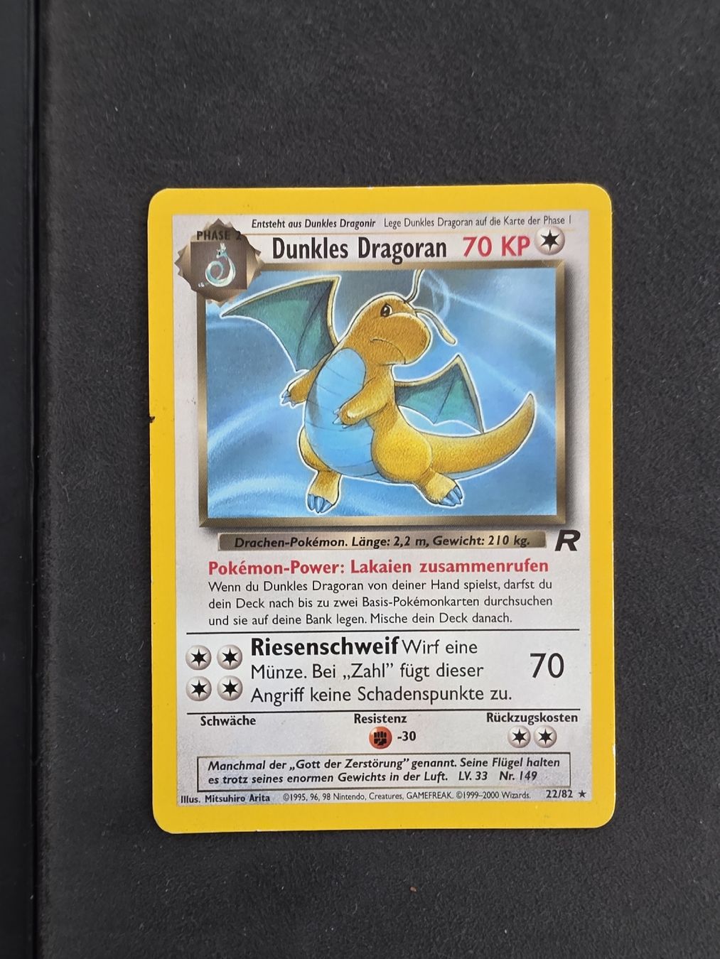 Pokémon Carte collezionabili: Pokémon Karte Dunkles Dragoran Team Rocket – Usato da oberbuchsiten venduto da thug4