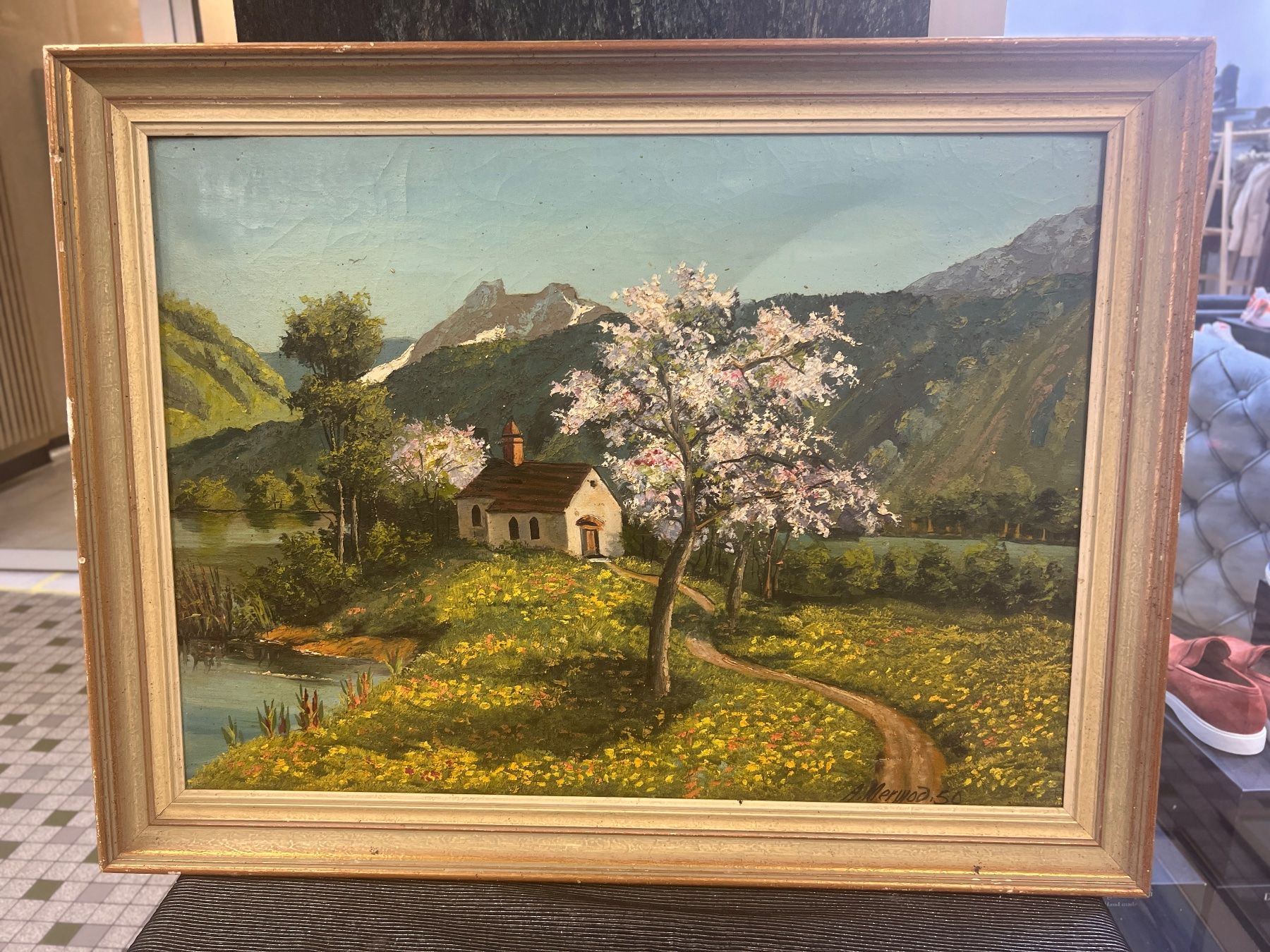 Dipinti: HUILE SUR TOILE SIGNÉE ET DATÉE 50 – Usato da Genève venduto da Qanil77