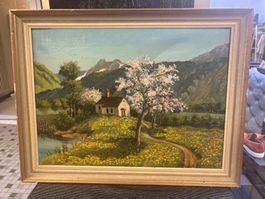 HUILE SUR TOILE SIGNÉE ET DATÉE 50